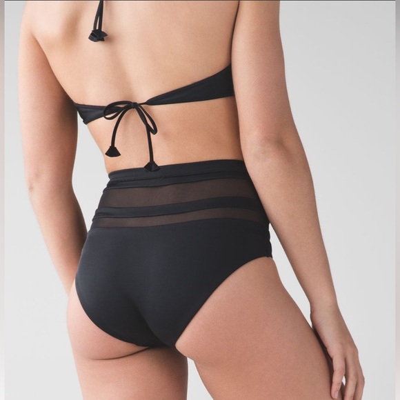 Brand New (with tags) Lululemon Go With The Flow (High Waist) Swim Bottom - Picture 2 of 5